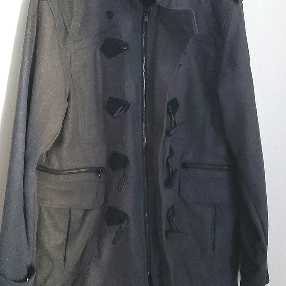 Hot Topic Wool Blend Pea Coat - Picture 6 of 11